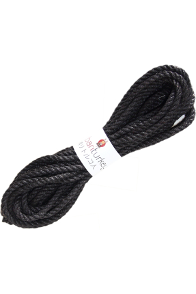 Shibari i̇pi siyah (profesyonel seri 6mm / 8mt)