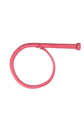 Rose deri kırbaç (100 cm)