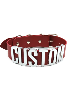 Lena yazılı choker