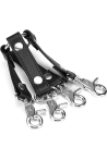 Hog tie leather connector