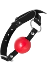 Hakiki Deri Silikon Ball Gag – 4cm
