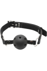 Hakiki deri kayışlı ball gag