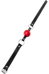 Hakiki Deri Silikon Ball Gag – 4cm