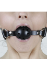 Hakiki Deri Ball Gag + Meme Ucu Kıskacı