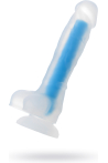 Bruce glow gece parlayan dildo, 22 cm