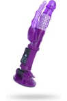 Anal-vajinal vantuzlu vibratör, 22 cm