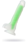Glow gece parlayan dildo,18 cm