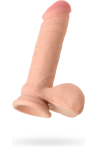 Realstick elite leo yapay penis gerçekçi, tpr, çıplak, 20 cm