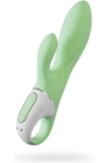 Satisfyer air pump banny 5 anal vibratör, silikon, yeşil, 15 cm