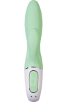 Satisfyer Air Pump Banny 5 Anal Vibratör, Silikon, yeşil, 15 cm