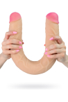 Çift taraflı dildo, 59 mm, uzunluk 540 mm