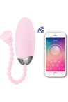 Telefon kontrollü yumurta vibratör pembe