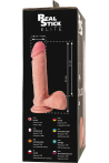 RealStick Elite Leo Yapay Penis Gerçekçi, TPR, çıplak, 20 cm