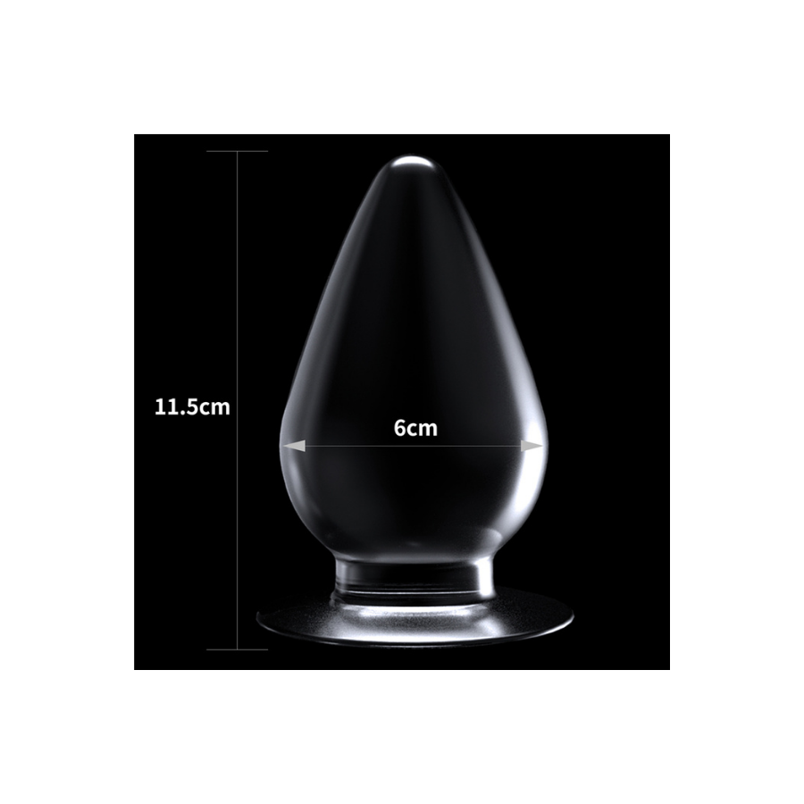 Flawless Clear Anal Plug 4.5 İnç