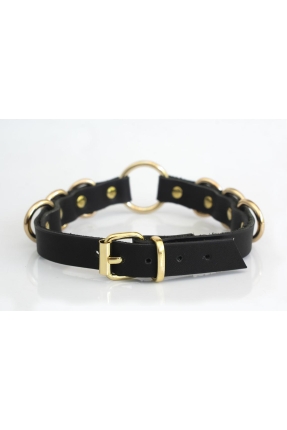 O Ring Deri Choker