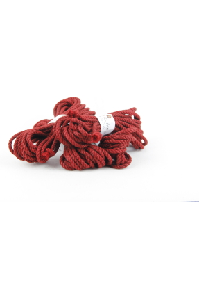 Shibari İpi Kırmızı (Profesyonel Seri 6mm / 8mt)