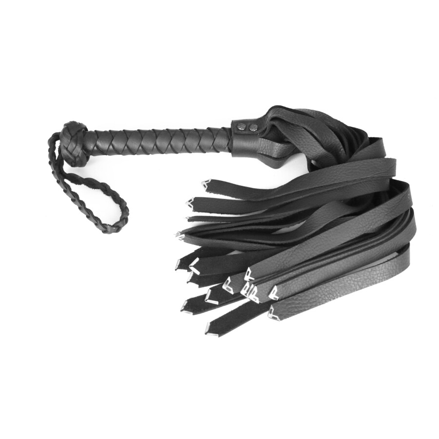 Flogger (Metal Uçlu Hakiki Deri)