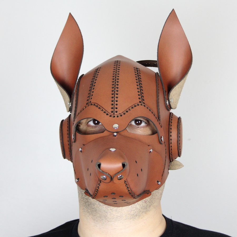 Köpek Maskesi, Puppy Play Dog Mask