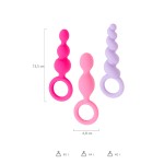 Satisfyer Booty Call (set of 3) Anal Plug Seti, silikon, çeşitli, 13,5 cm