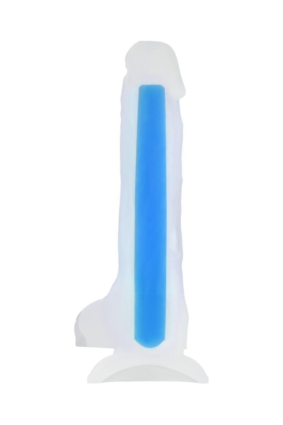 Bruce Glow Gece Parlayan Dildo, 22 cm