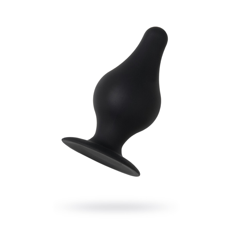 Spade Anal Plug, XS, Silekspan, siyah, 6,5 cm