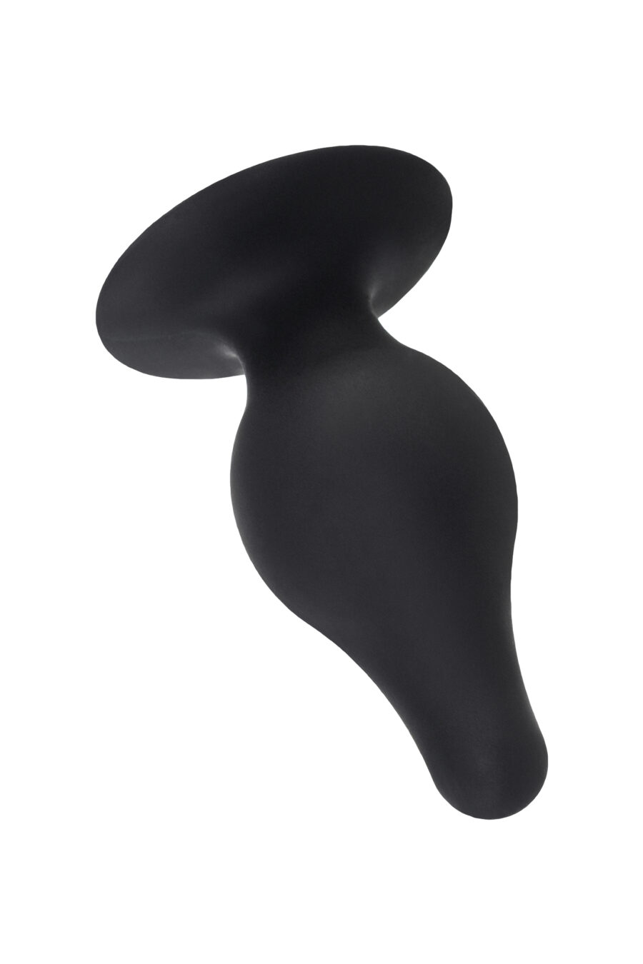 Spade Anal Plug, M , Silekspan, siyah, 10 cm