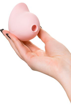 Qli by Flovetta Vakum dalgası klitoral uyarıcı Chick, silikon, pembe, 6,1 cm