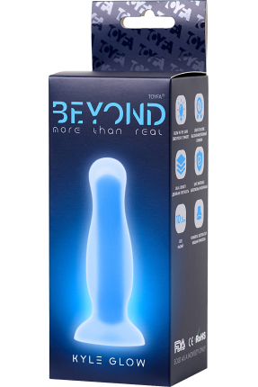 Kyle Glow Anal Plug , 10 cm