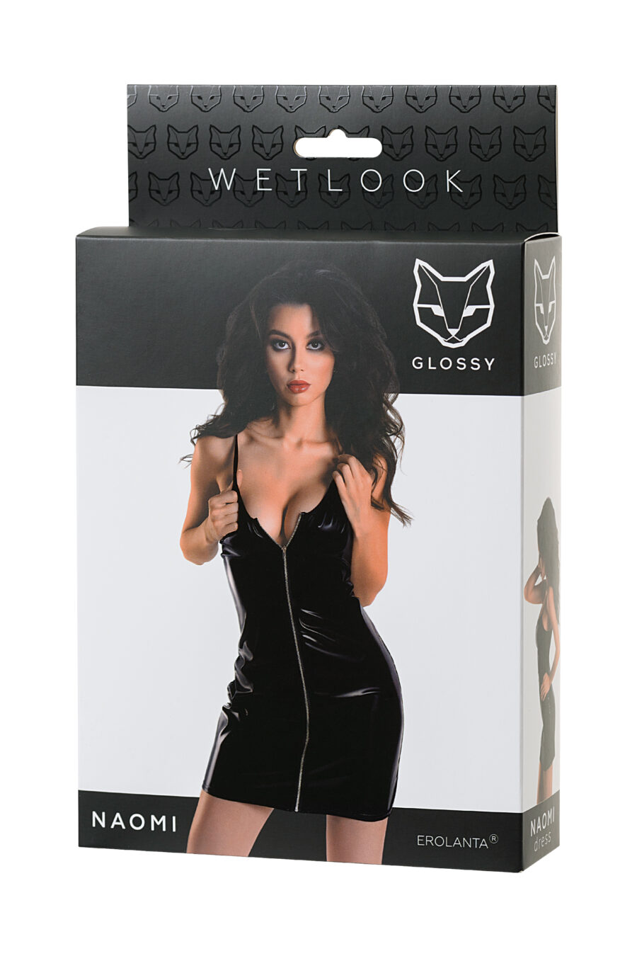 Glossy Wetlook Naomi Dress