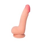 RealStick Elite Nathan’ın gerçekçi yapay penis, TPR, çıplak, 18,5 cm