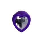 Diamond Heart Anal Plug, 8 cm