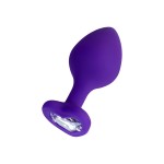 Diamond Heart Anal Plug, 8 cm