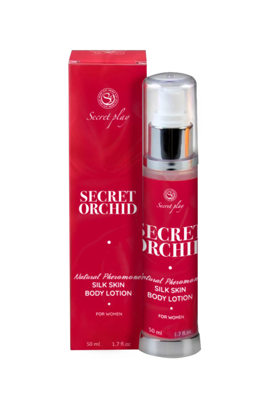 SECRET PLAY Orchid Silk Skin Feromonlu Losyon,Kadınlar İçin, 50 ml