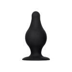 Spade Anal Plug, XS, Silekspan, siyah, 6,5 cm