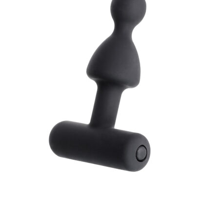 Erotist Anal Plug, siyah, silikon, 8,5 cm