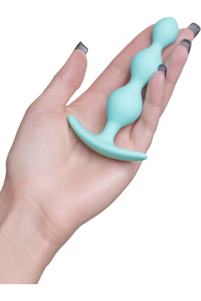 ToDo by Toyfa Üçlü Anal Plug, Silikon, nane, 10,5 cm, Ø 2,4 cm