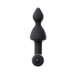 Erotist Anal Plug, siyah, silikon, 8,5 cm