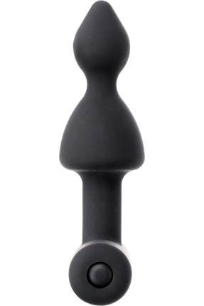 Erotist Anal Plug, siyah, silikon, 8,5 cm