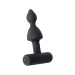 Erotist Anal Plug, siyah, silikon, 8,5 cm