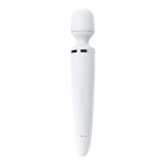 Satisfyer Wand-er Woman Vibratör, ABS plastik, beyaz, 34 cm