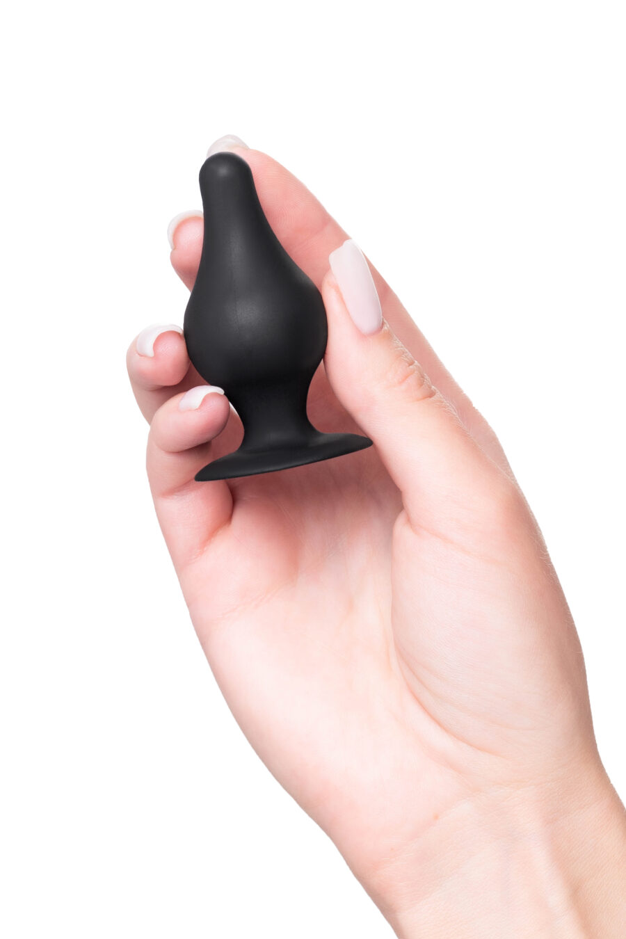 Spade Anal Plug, XS, Silekspan, siyah, 6,5 cm