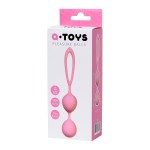 A-Toys by TOYFA Rai Vajinal Kegel Topları, silikon, pembe, 17 cm