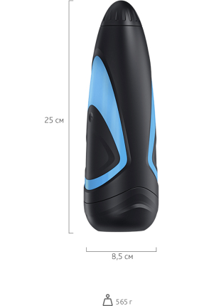 Satisfyer Men One Masturbator gerçekçi Olmayan Tatmin Edici Erkekler, silikon, siyah, 25,5 cm