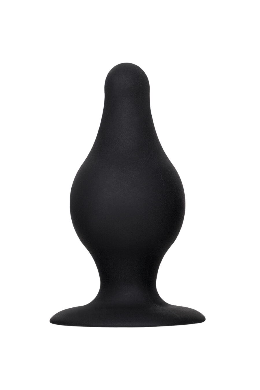 Spade Anal Plug, M , Silekspan, siyah, 10 cm