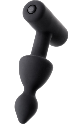 Erotist Anal Plug, siyah, silikon, 8,5 cm