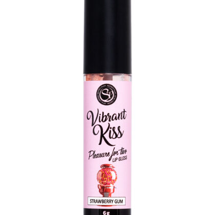 SECRET PLAY Lip Gloss Vibrant Kiss’ Çilekli Sakız Aromalı Dudak Parlatıcı, 6 gr