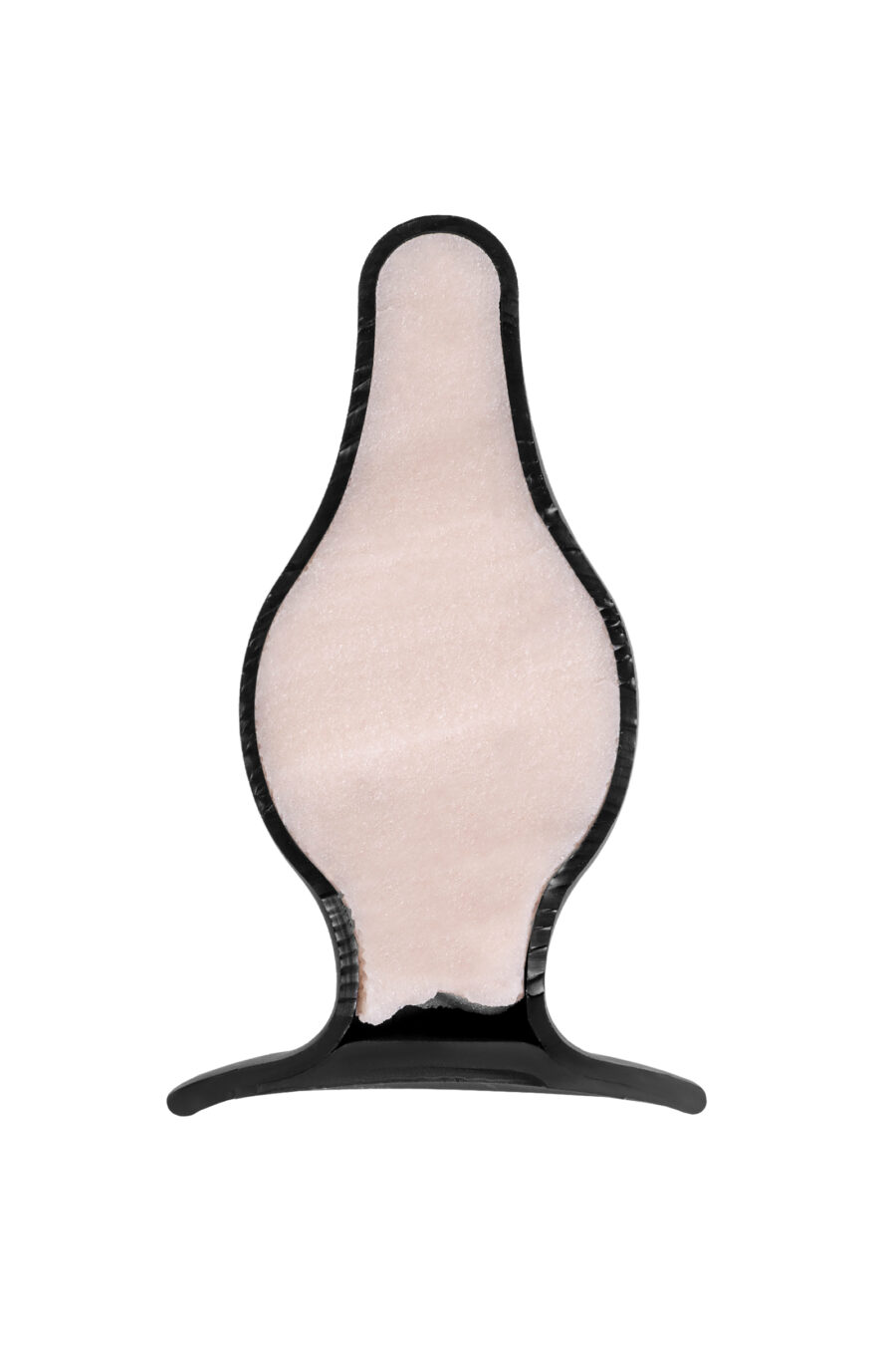 Spade Anal Plug, M , Silekspan, siyah, 10 cm