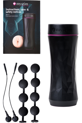 Mystim Opus E Anus Masturbatör, TPE, Ten, 21,5 cm