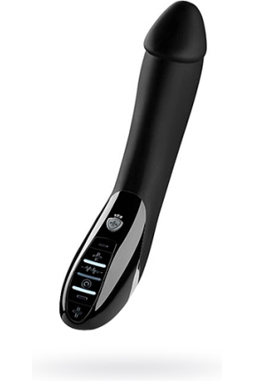 Mystim Tickling Truman Elektro Stimülasyonlu Vibratör, Silikon, Siyah, 27cm