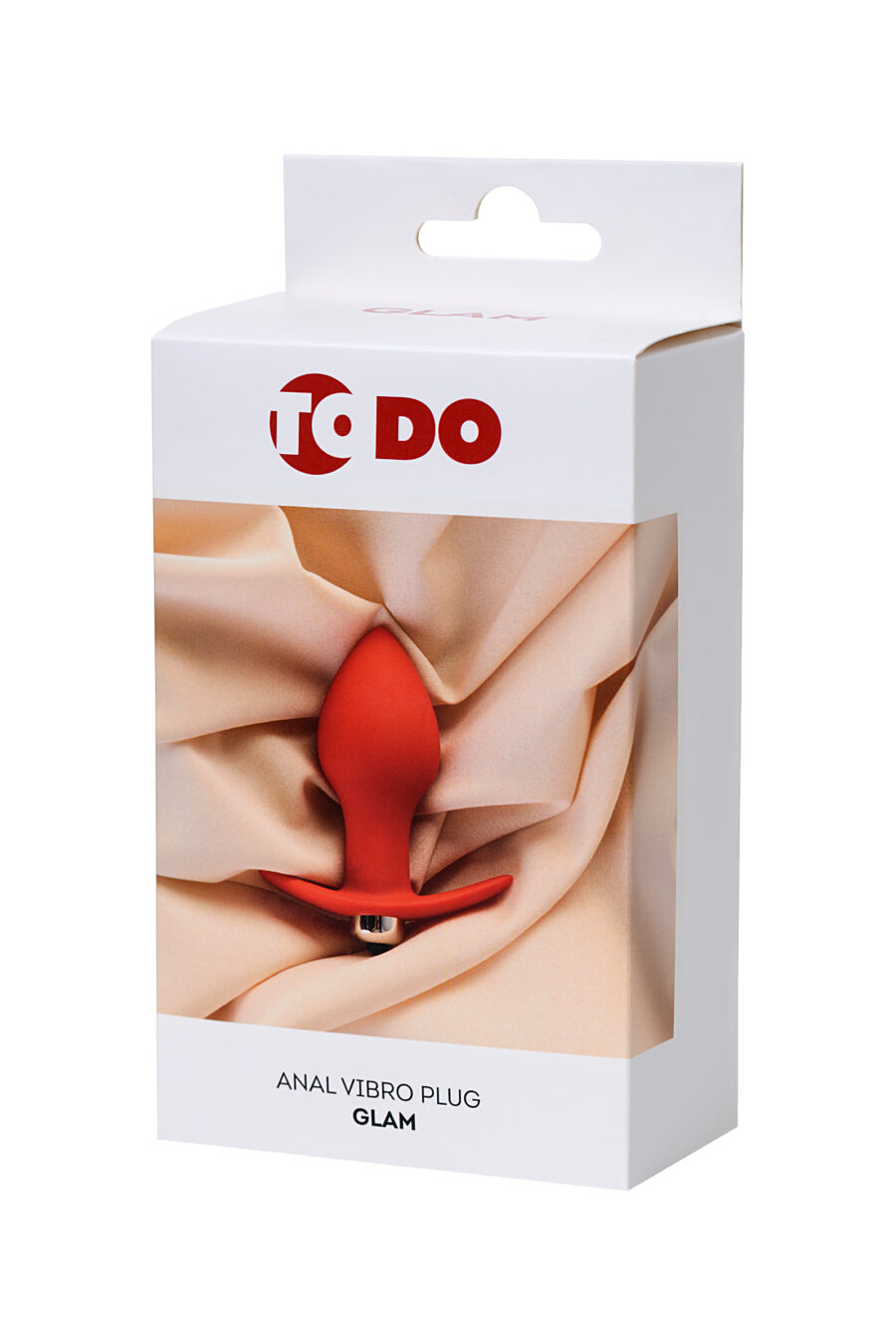 ToDo by Toyfa Glam anal vibratörü, silikon, kırmızı, 9,7 cm, Ø 4 cm